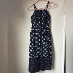 A&F Black Patterned Dress
